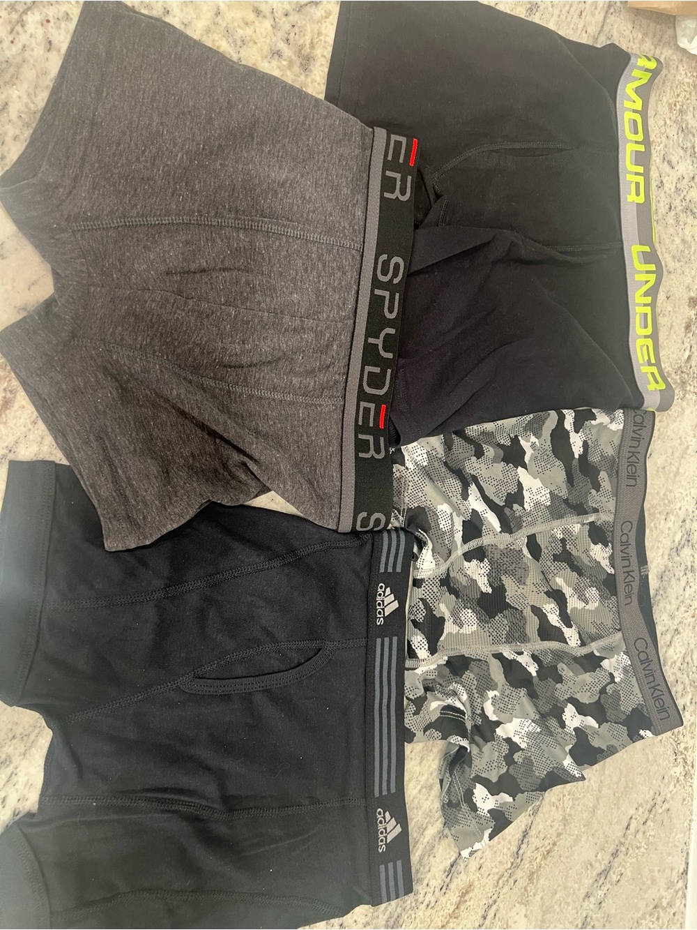 adidas Calvin Klein spyder under armour boxer briefs underwear